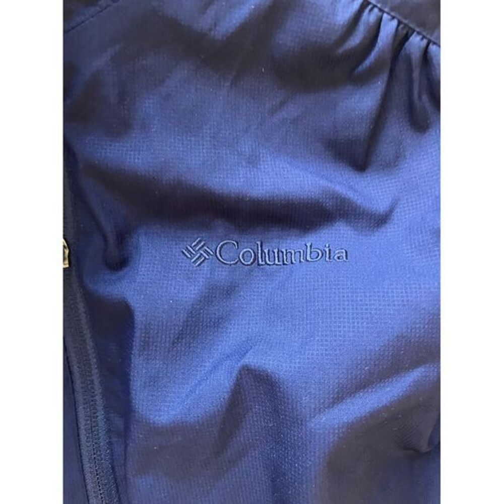 Columbia Women's Navy Blue Zip-Up Jacket Outdoor Sportswear Windbreaker M/M